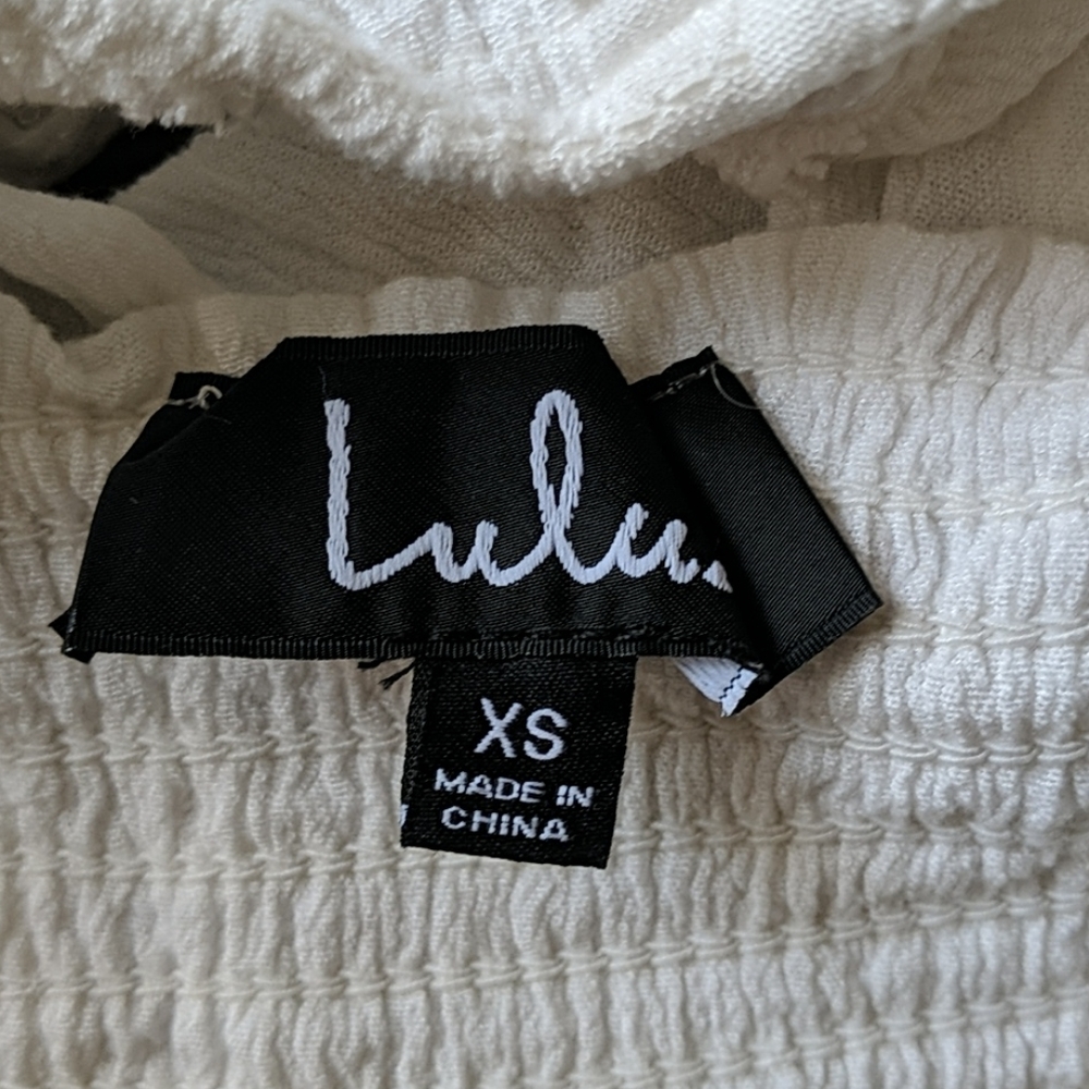 Lulu's White Saturday In The Park Crop Top - Picture 6 of 6
